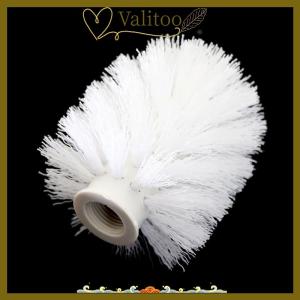 [Valitoo] White Toilet Brush Head Holder Replacement Bathroom WC Cleaning Brush Head