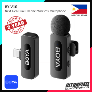 BOYA V Series Next-Gen Dual-Channel Wireless Microphone