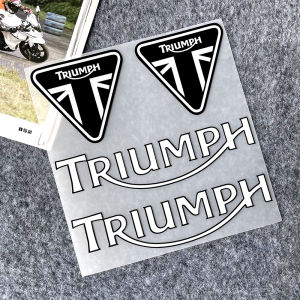 For Triumph Bobber Street Twin TRIUMPH Logo Motorcycle Locomotive Body Fuel Tank Riding Helmet Decal Accessories Retro Motor Bike Reflective Sticker