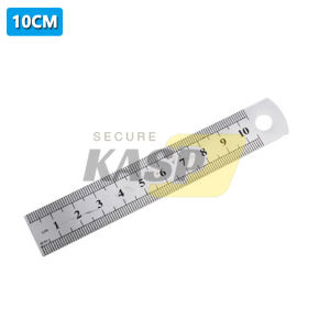 10cm-50cm Metal Ruler Drawing Measurement Student Stationery Stainless Steel Rulers