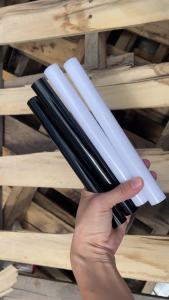 20mm Diameter Black White Acrylic Rods Plexiglass Lucite Bar DIY Architectural Model Material Accessories Light Guide Stick