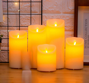 🌟 SG LOCAL STOCK 🌟 3612) ROMANTIC ELECTRONIC LED FLAMELESS FLICKERING SIMULATION CANDLE NIGHT LIGHT 5PCS FLICKERING LED CANDLE BATTERY FLAMELESS CANDLES PARAFFIN WAX DANCING WICK