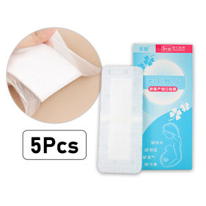5Pcs Wound Dressing Patch Caesarean Postpartum Waterproof Shower Adhesive Sterile Dressing