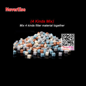 มินิคิวบ์เข้มข้นสื่อกรองชีวภาพ สำหรับพิพิธภัณฑ์สัตว์น้ำตู้ปลาทะเล กรองแบคทีเรียลูก สื่อกรองชีวภาพพิพิธภัณฑ์สัตว์น้ำ สำหรับน้ำใสใส