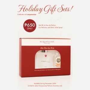 On The Go Trio Holiday Kit Acquasuisse Car Perfume Eau de Parfum perfume Toilet Spray Christmas