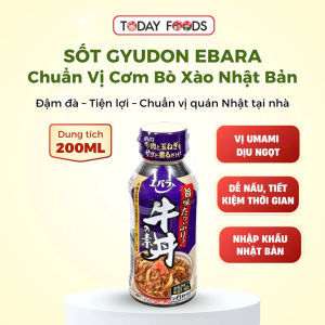 Sốt GYUDON Cơm Bò Xào Ebara Nhật Bản 200ML | Dùng cho cả món cơm thịt heo cơm gà trứng