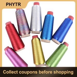 【PHYTR】 3600M Manual Bright Silk Gold Thread Silver Thread Computer Embroidery Thread