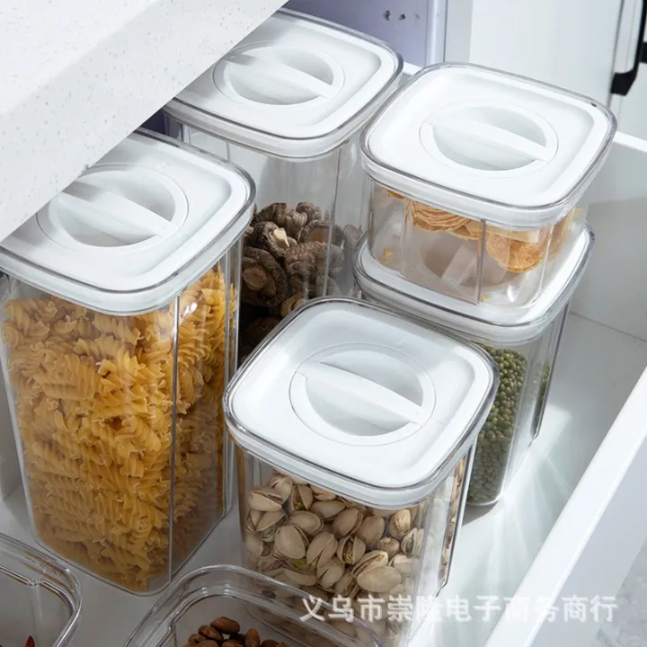 Stackable Airtight Twist Lock Transparent Food Storage Container ...