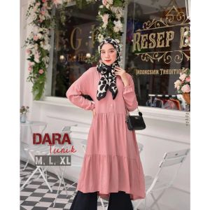 Baju Atasan Cewek Long Tunik Polos Rayon Tunic Wanita Muslim Lengan Panjang Atasan Wanita Terbaru 2022