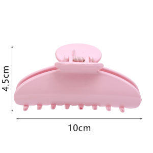 Girl Grab Clip Sweet Shark Clip Large Size Wave Grab Clip Korea Elegant Hair Claw Hairpin Acrylic Hairpin Hairclips for Sweet Girls Pink White Hair Claws Hair Accessories