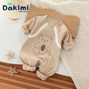 Bộ liền thân LANATA cho bé gái bé trai dài tay Body dài tay cho bé gái bé trai chất cotton Áo liền quần cho bé 0-12M