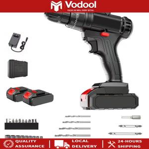 Electric Drill Cordless Drill Driver Multi-Function Electric Screwdriver Variable Speed Power Drill Kit for Furnishing