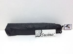 PAYUNG LIPAT MINI KECIL SAKU TAS RINGAN BAHAN BAJA MUDAH DIBUKA ASLI  SUSIMO BLACK