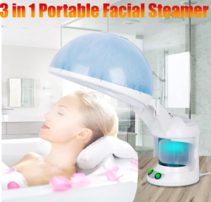 Portable Nebulizer 2 in 1 Face Facial Vapor Steamer Hair Ozone Steam Nano Misters Humidifier Mist Maker Room Vaporizers