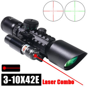 【Shipping From Philippines/COD】100% Original Tactical 3-10x42 Optical Scope M9 Tactical Optics Scope Range Finder Reticle Scope for 11/20mm Mount