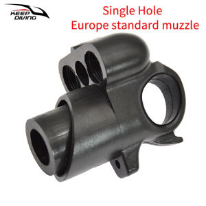 single /Double Hole Scuba Diving Spearfishing  Spear Head Fish Spearfishing Muzzle Europe standard Amercian standard