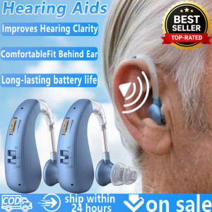 Hearing Aid for The Elderly Deaf Ear Care Rechargeable Behind Ear Hearing Amplifier Sound Enhancer Comfortable Fit
