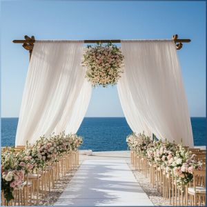 Layout Decoration Large Size Artistic Yarn Curtain Multi-scene Application Background Wedding