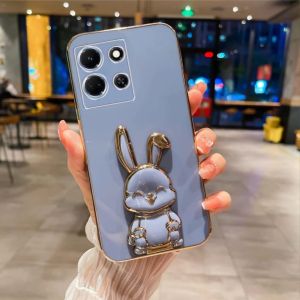 Luxury Softcase for Infinix Note 30 Pro Free Rabbit Phone Holder