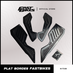 FASTBIKES - Plat Bordes Motor Karpet Pijakan Kaki NMAX NEW 2020 Carbon CNC 3189