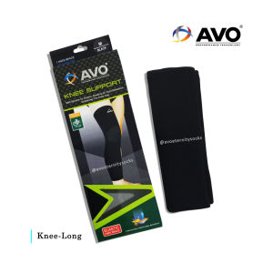 Manset Kaki Knee Support Long Pelindung Lutut Deker Kaki Avo Voli Badminton Deker Lutut Kaki Panjang