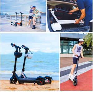 Xe scooter điện X9-Promax đi được 80-100km/lần sạc - xe điện đa năng gấp gọn