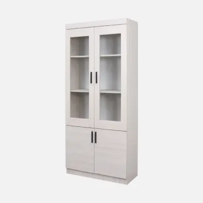 [SIAP PASANG] Como Home 2 Doors Bookcase (BC14) Almari Buku | Multipurpose Storage Cabinet