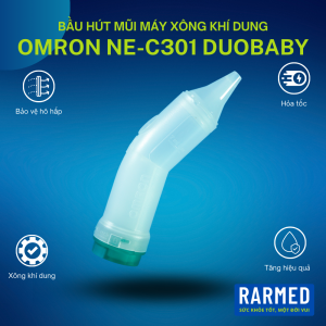 Phụ kiện ống hút mũi máy xông khí dung Omron NE-C301 Duobaby