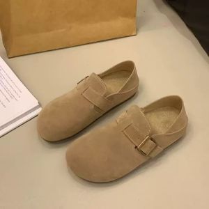 New Spring And Autumn Thick-Soled Full-Coverage WomenS Slip-On Loafers