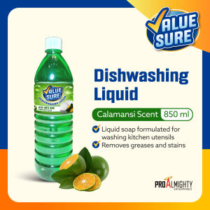 Value Sure Dishwashing Liquid – Grease-Fighting & Refreshing Scent (Calamansi/Lemon 850ml)