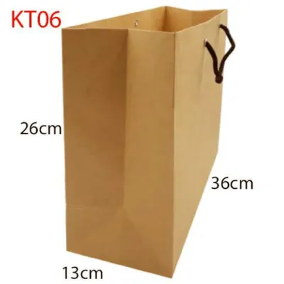 Combo 10 Túi giấy kraft trơn KT06 (26 x 36 x 13)