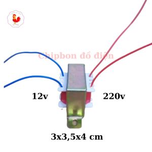 Biến áp nguồn cho mạch timer role mạch hàn cell 220v ra 12v 450mA