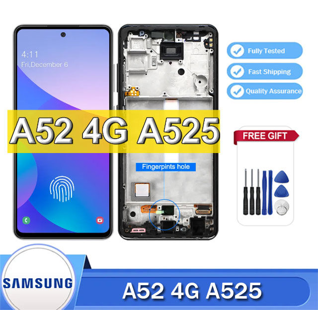 Original For Samsung Galaxy A52 4G SM-A525F A525F/DS Display Touch ...