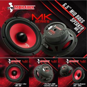 Mohawk MK-6 6.5″ Mid Bass Universal Speaker Proton  Nissan Honda  Toyota Mitsubishi