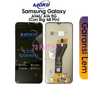 MGKU - LCD Touchscreen Fullset Samsung A14 5G / A146 Connector BIG 48 PIN - GARANSI LEM