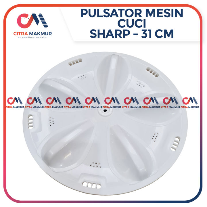 Pulsator Mesin Cuci Sharp 1 2 Tabung 31 cm Gigi 11 Kipas Piringan Baling ES Series Pemutar Otomatis Pencuci