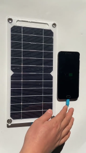 10W Solar Flexible Solar Panel 5V USB Output Solar Panel Charging For Outdoor Camping Mobile Phone Charge Device