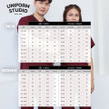 Uniform Studio ชุดสครับ Scrub ไม่กลัวยับ LzyTex สีแดงเบอร์กันดี้ Burgundy ชาย หญิง (Anti UV). 
