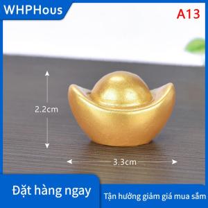 WHPHous Phong Thủy Tốt Lành FA cai Tiền Cây Vàng Thỏi Túi May Mắn Lễ Hội Mùa Xuân Linh Vật Máy Tính Để Bàn Trang Trí Xe Trang Trí Nội Thất Thủ Công