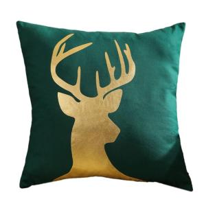 Gối giáng sinh bìa sang trọng mùa đông kỳ nghỉ Vỏ gối tựa Sofa ghế bọc gối món quà năm mới trang trí phòng ngủ