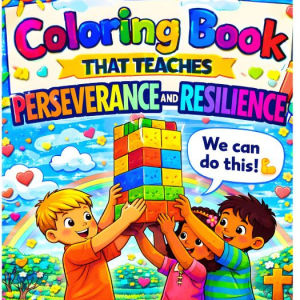Coloring Book that Teaches Perseverance and Resilience for Kids Values Manners and Good Habits