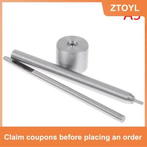 【ZTOYL】 Dụng cụ đục lỗ 3 lỗ nhỏ cho cái bộ Dụng cụ đục lỗ cho quần áo nhà búp bê lỗ 1.5mm 2mm 2.5mm 3mm phụ kiện tự làm dụng cụ gõ thủ công