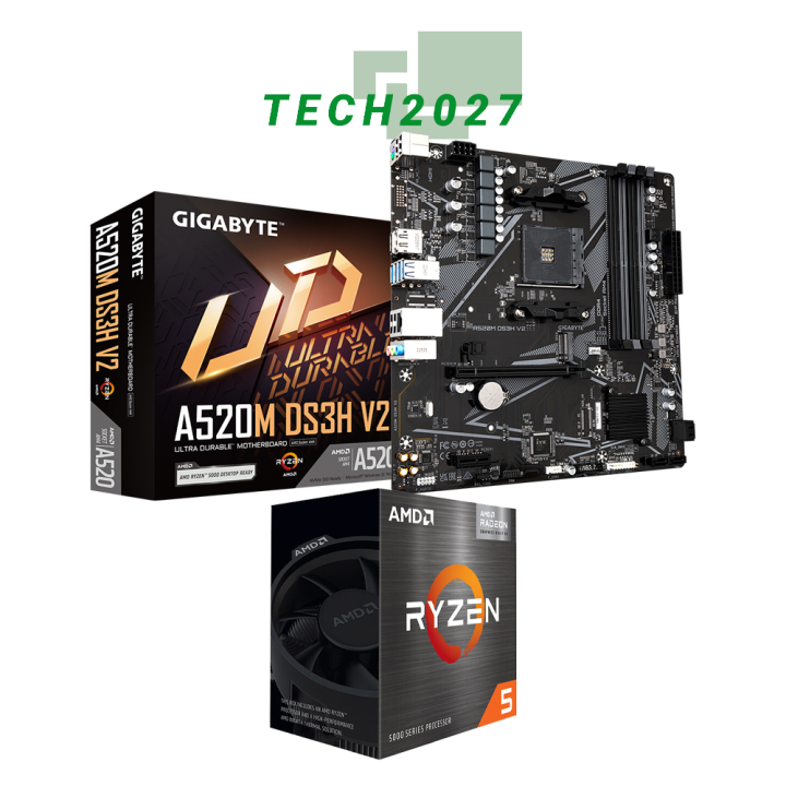 AMD Ryzen 5500GT GHz Six-Core AM4 Processor with GIGABYTE