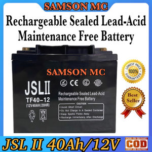 JSL II 40Ah 12V Regulated Sealed Lead Acid Battery for Medical Devices/UPS/Solar/Toycar Valve Rechargeable Vrla Battery