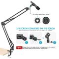 RIXTON Microphone Stand Adjustable Phone Stand Suspension Boom Scissor Arm Stand Special Equipment for Live Broadcasting. 