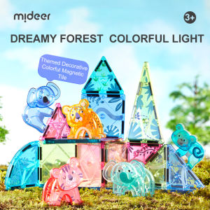 🧲 STEM TOY 🧲 MIDEER MAGNETIC TILES - MAGIC JUNGLE SERIES Children Kids Educational Toys Gifts Connetix MNTL compatible