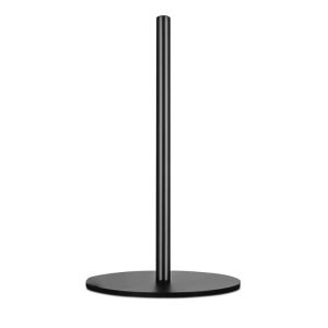 RGFV Rust-Proof Freestanding Toilet Paper Holder Non-slip Single Pole Stainless Steel Paper Roll Stand Modern Style Easy Installation Floor Standing Paper Dispenser Bathroom Use