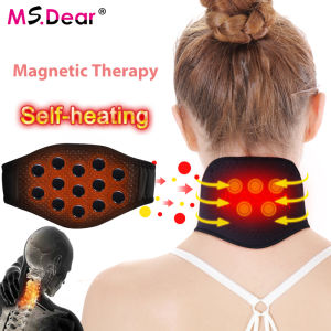 Neck Brace Magnet Therapy Tourmaline Neoprene Neck Support Self Heating Neck Protector For Neck Pain Care