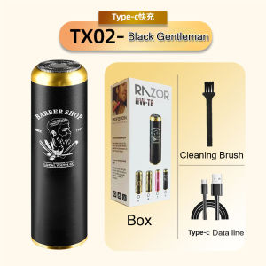 KEMEI KM- T10 Electric Shaver Wet and Dry Use Razor Men Rechargeable Portable Shaving Machine Beard Trimmer for Travel Business Trip Mini Shaver