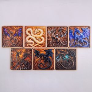 【discount store】5OZ .999 Fine Copper Bar Dragon Scale Dragon Eye Relief Bullion Multi Dragon Pattern Collectible Souvenir Ingot